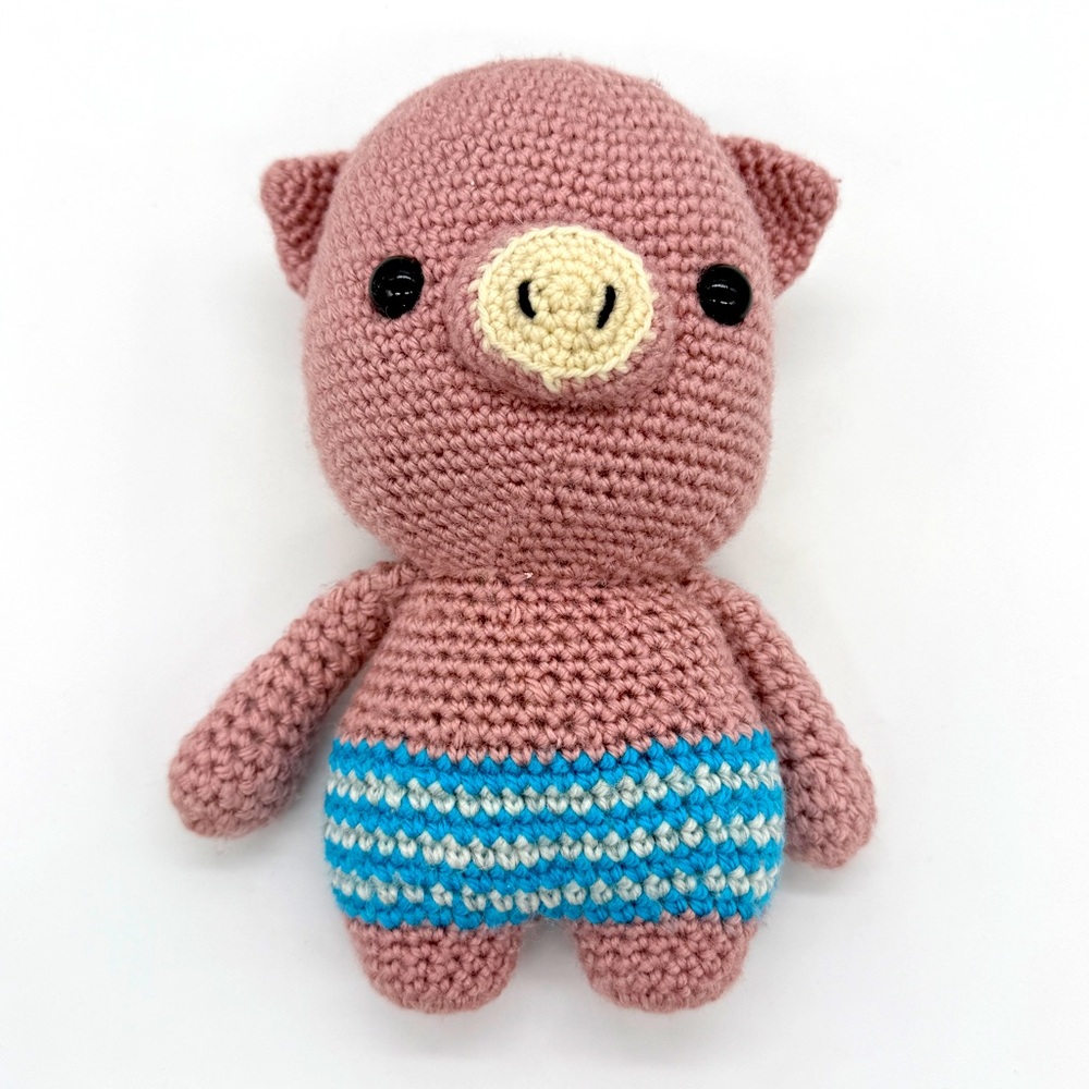 Crochet Pig Plush Toy Billie the Pig